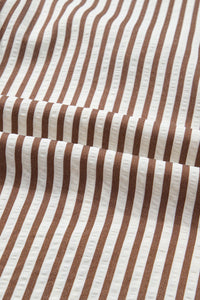 Boho Striped Casual Mini Dress