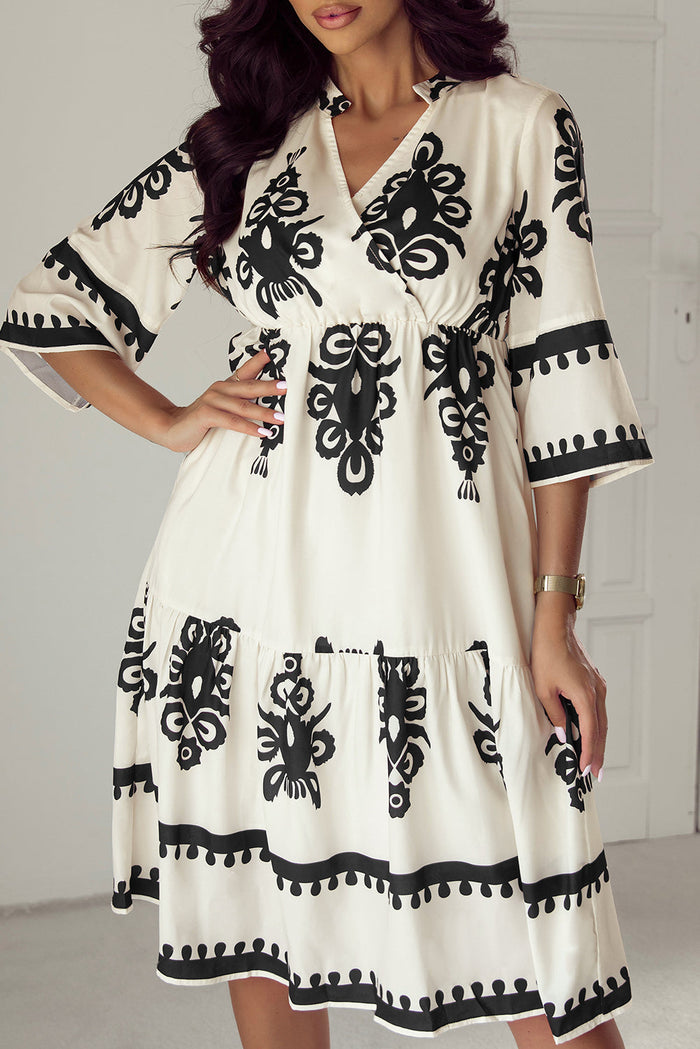 Boho Western Midi Dress