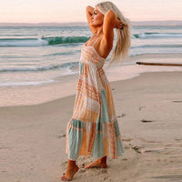 boho beach maxi dress