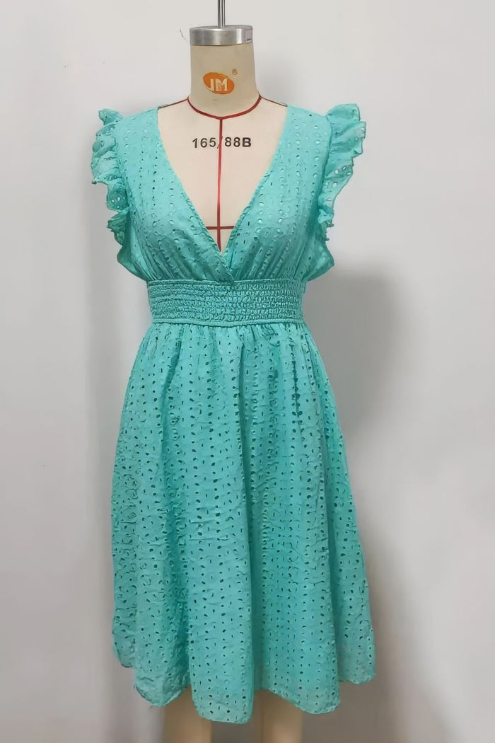 boho beach midi dress