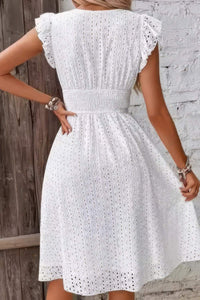 boho beach midi dress back