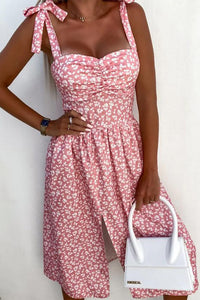 boho chic midi dress