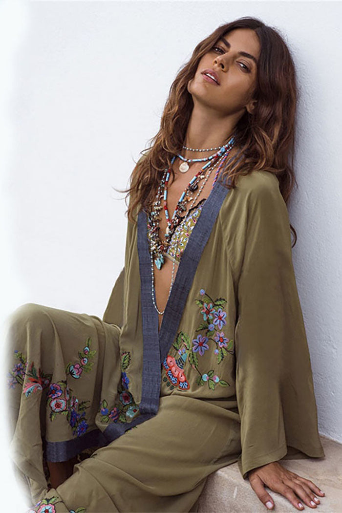 boho kimono cover up