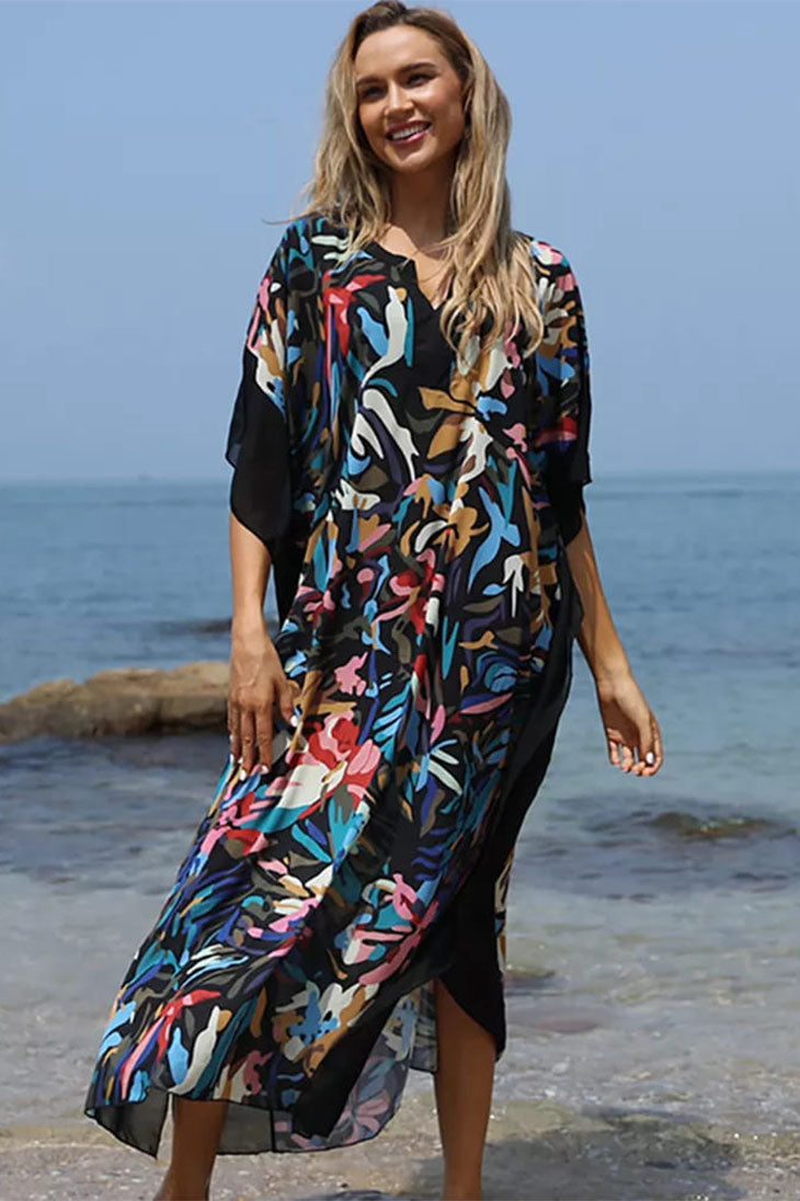 boho kimono maxi dress