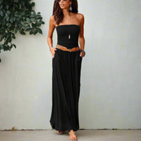 boho maxi dress off shoulder