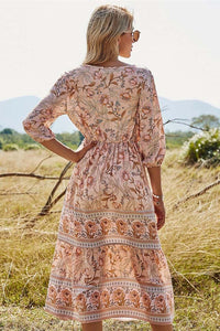 boho spring maxi dress