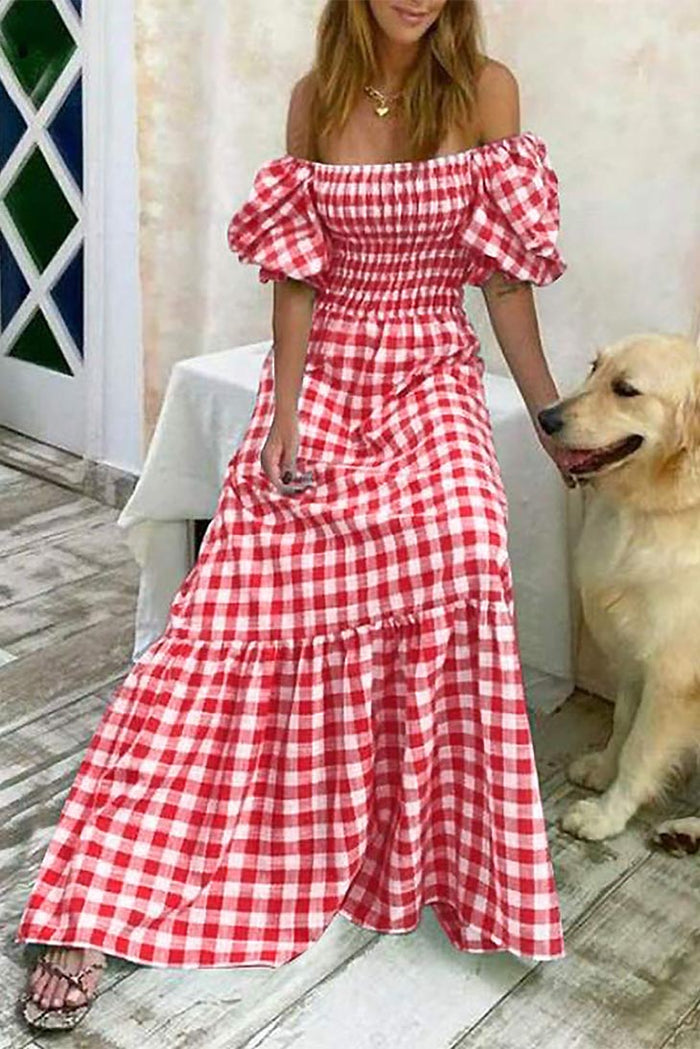 boho square neck dress3