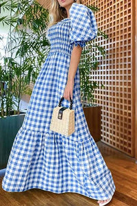 boho square neck dress4