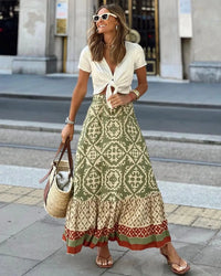 boho summer skirts beach