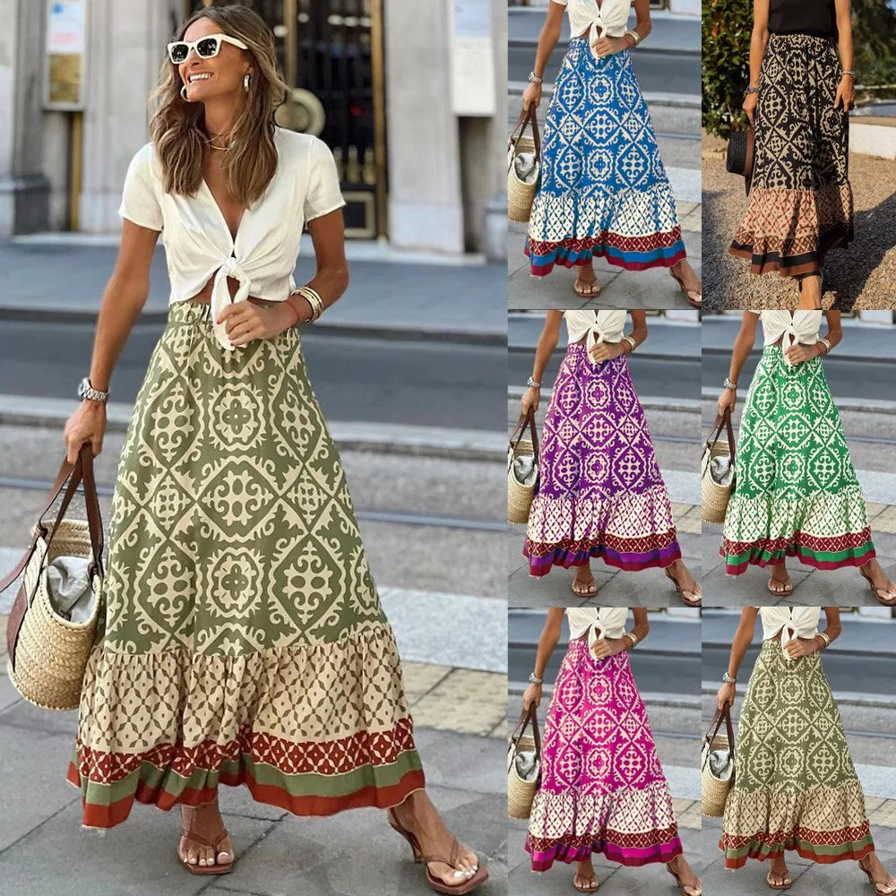 boho summer skirts summer