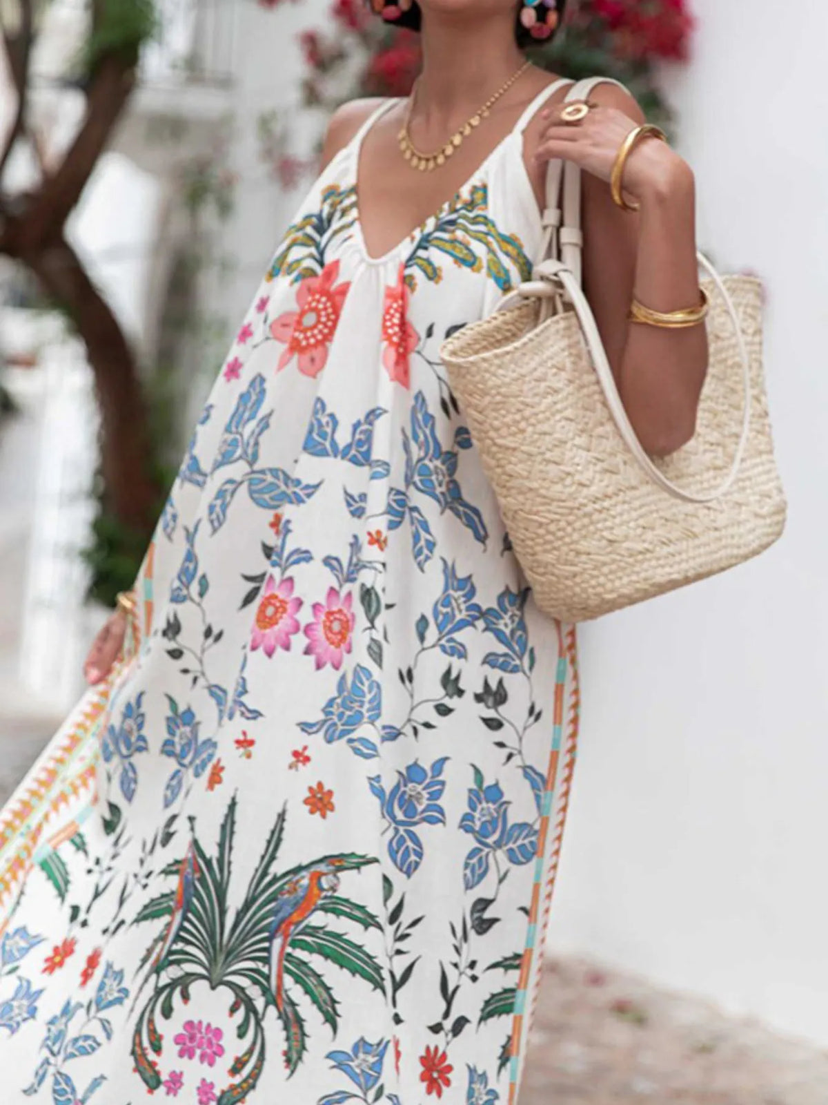 boho sundress maxi