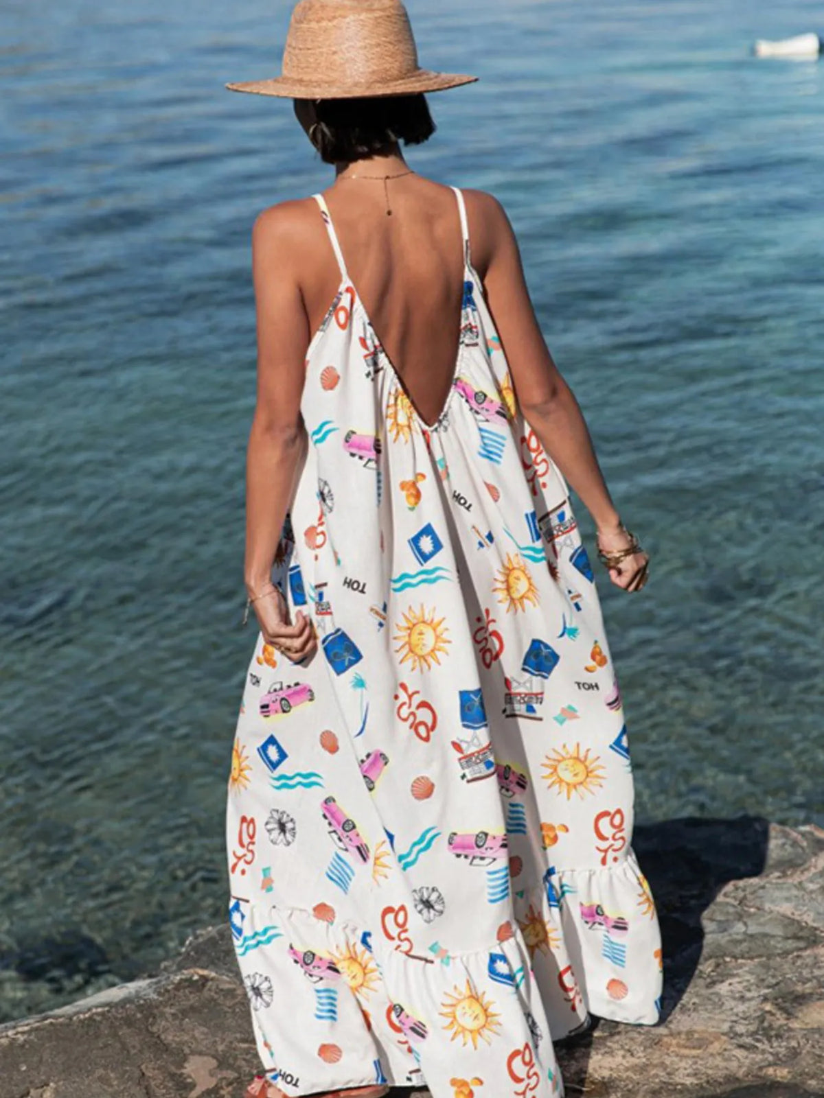 boho sundress maxi