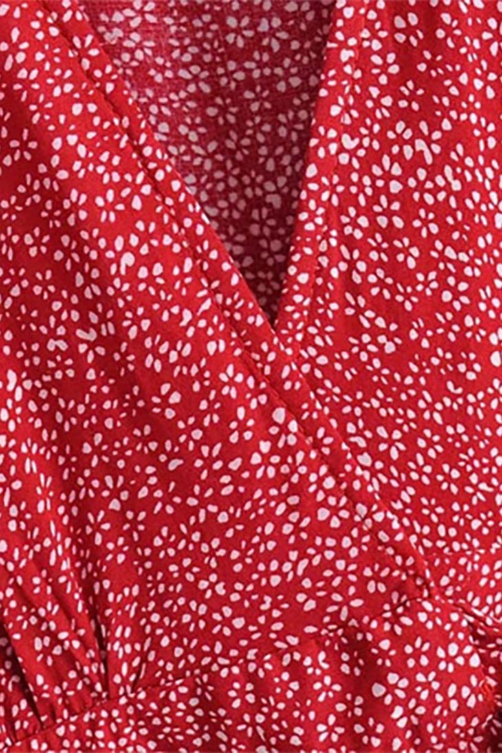 boho v neck midi dress 4