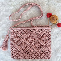 boho woven bag