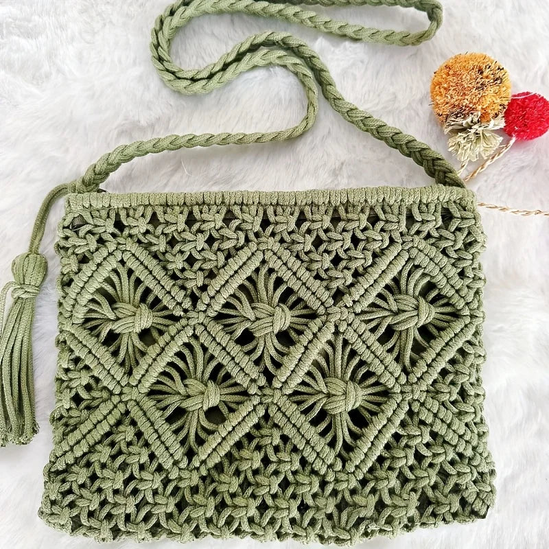 boho woven bags