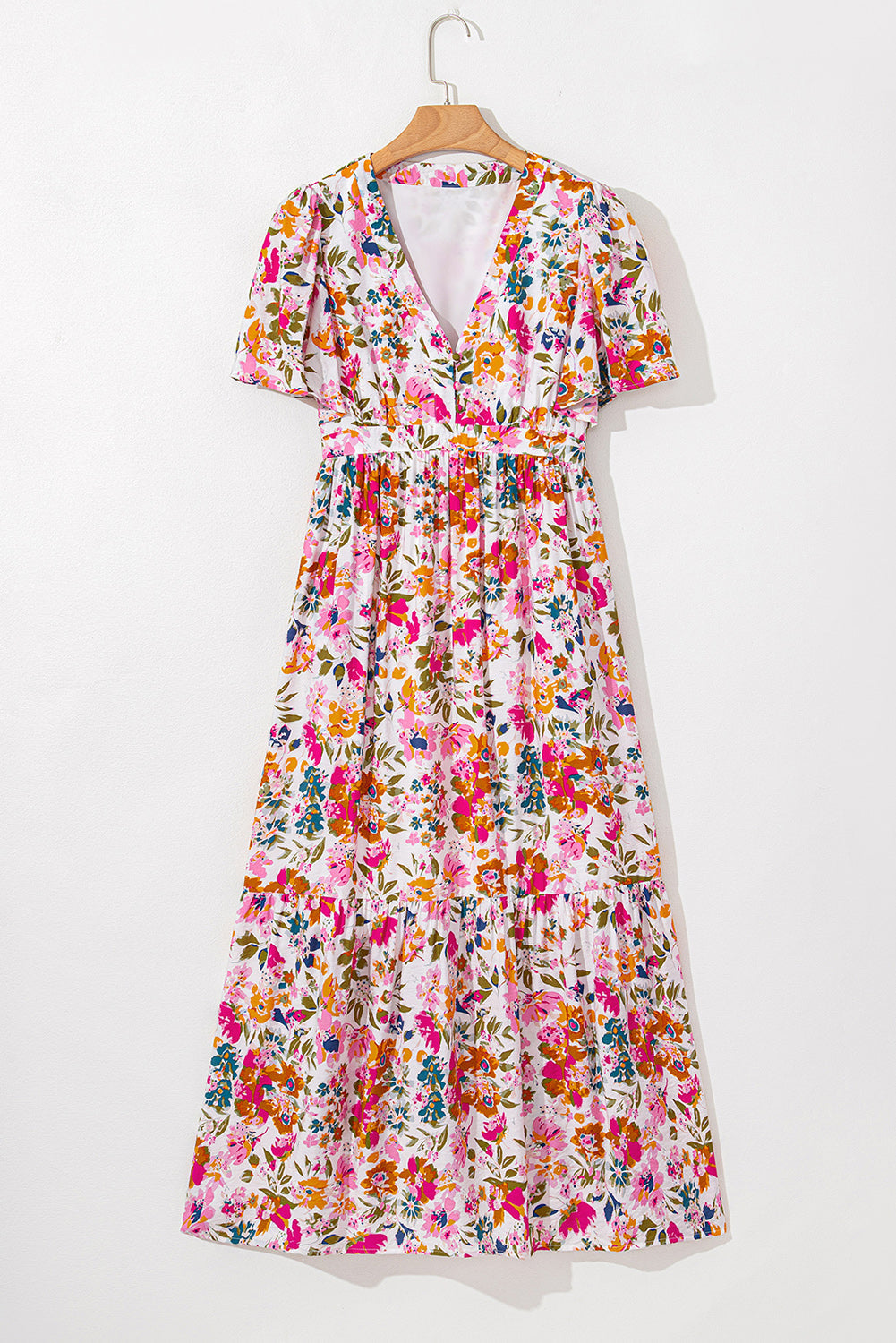 Breezy tiered maxi boho style