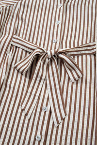 Brown Bohemian Mini Dress Styled