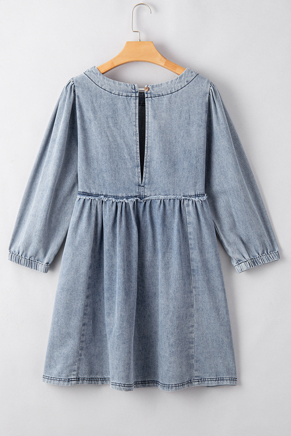 Casual Bohemian Denim Dress Style