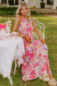 Casual bohemian one strap dress