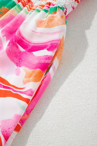 Casual Pink Boho Long Dress