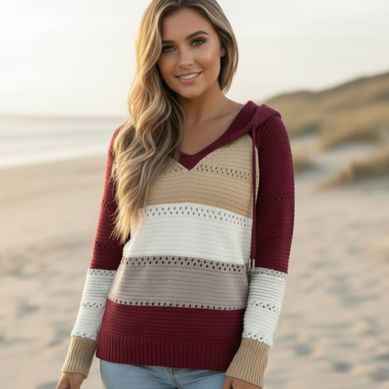 Chunky boho pullover cozy style