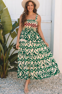 Colorful bohemian long dress cotton