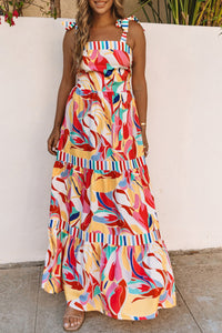 Colorful Stripe Bohemian Maxi