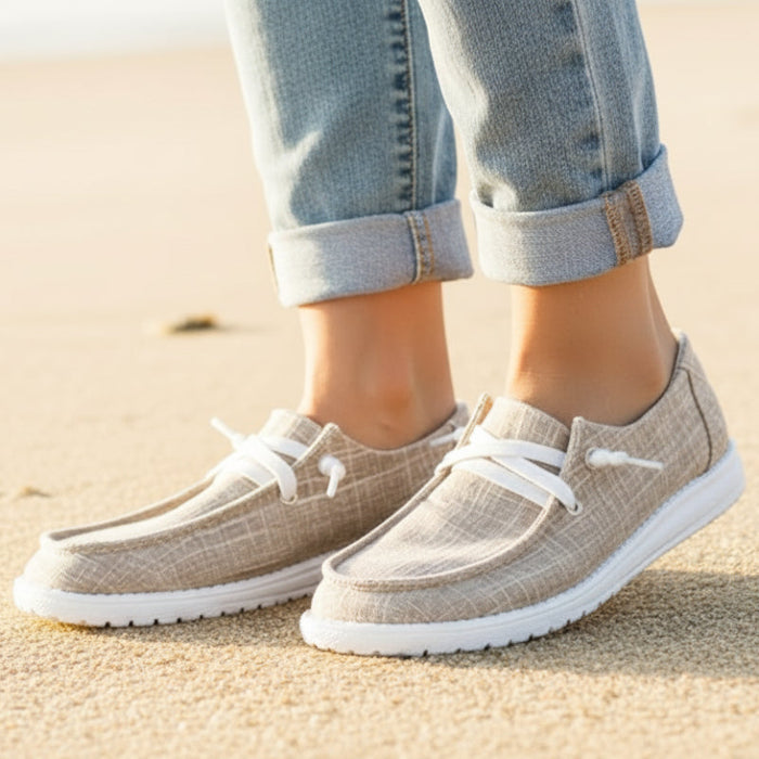 Comfortable Boho Canvas Loafer Style