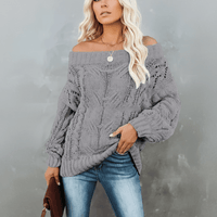 Cream Boho Loose Weave Top