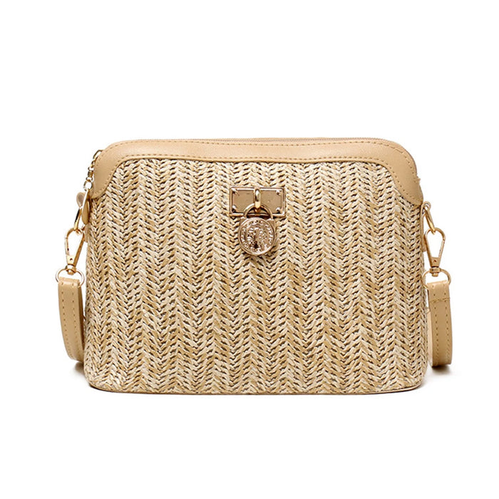 crossbody straw bag​