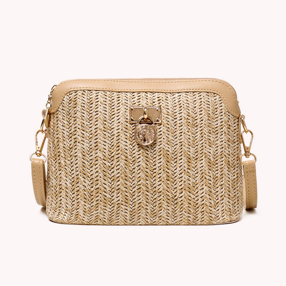 crossbody straw bag​
