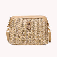 crossbody straw bag​