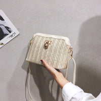 crossbody straw bag​