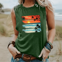 Earthy tone bohemian camisole top