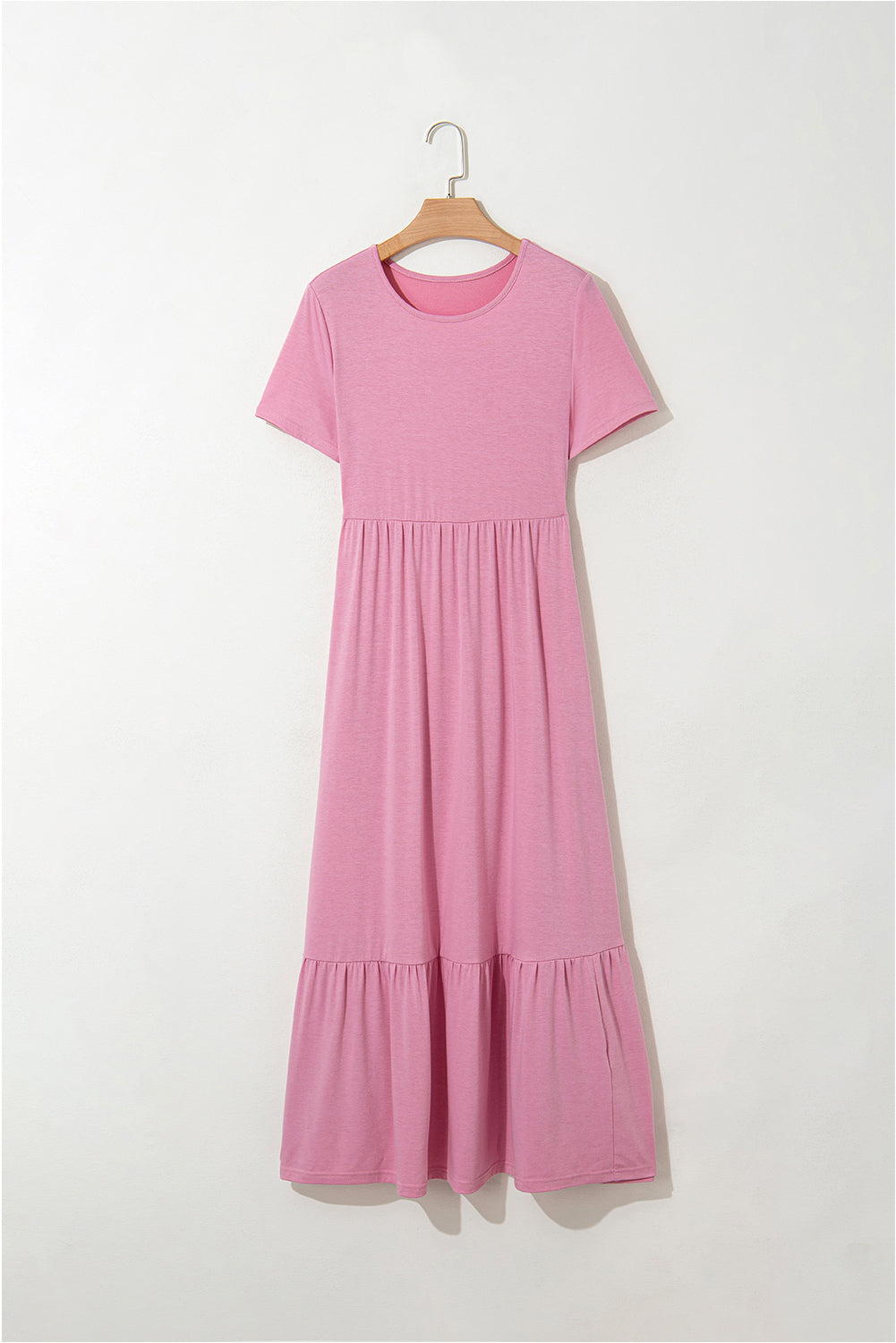 Earthy tone boho floor-length dress