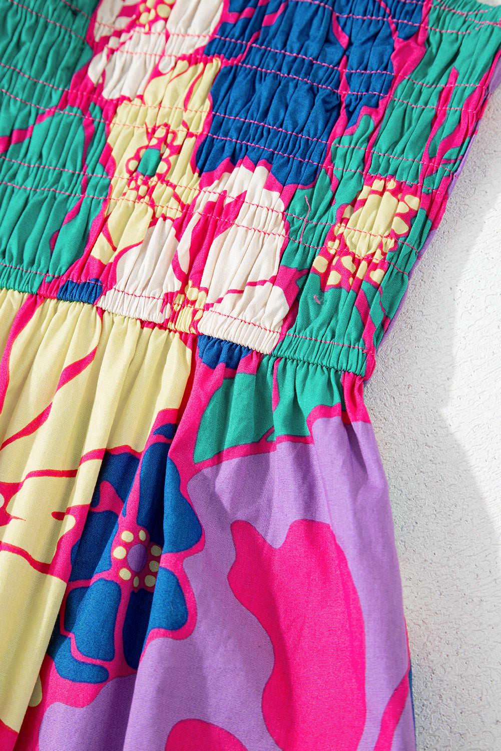 Elegant Boho Strandkleid Detail