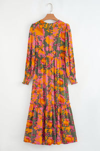 Elegant Flowy Puff Sleeve Dress