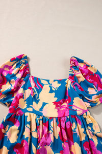 Elegant Square Neck Summer Dress