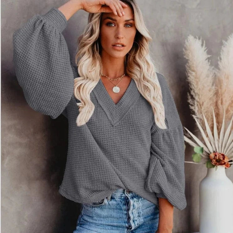 Embroidered bohemian blouse women