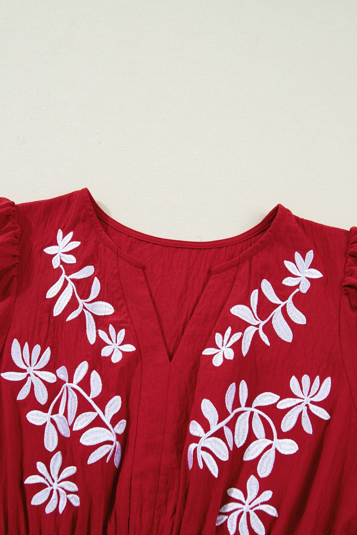 Embroidered Cotton Dress Vintage