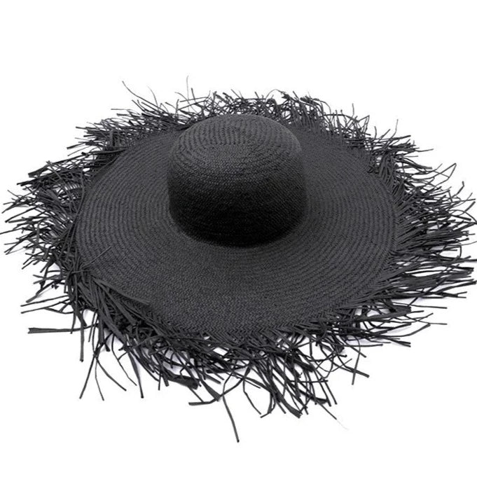 Extra Wide Brim Straw Hat