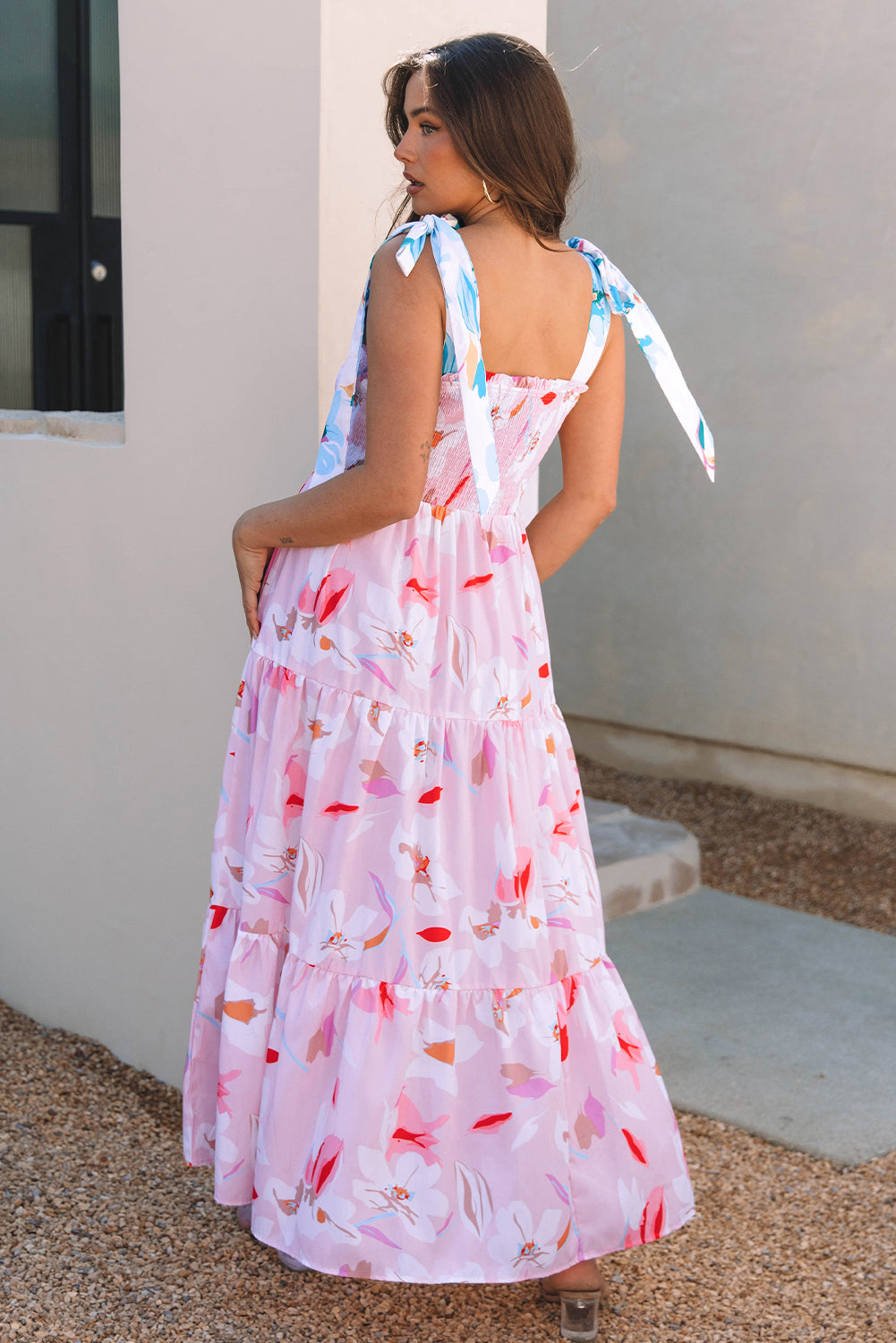 Floral Maxi Dress Side View