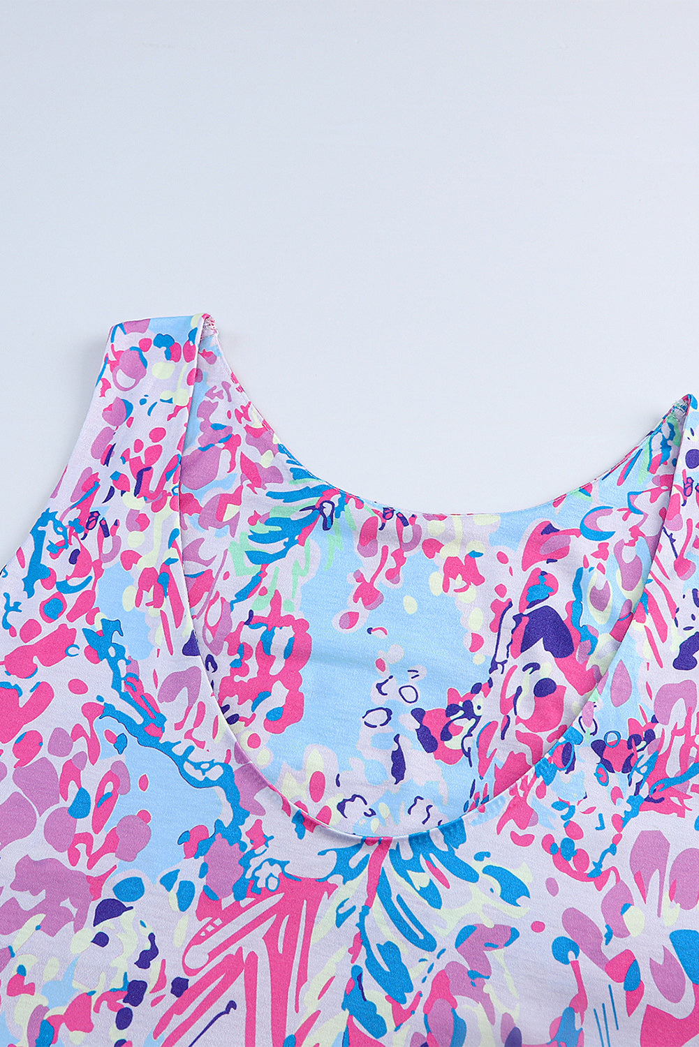 Floral Print Tiered Maxi Dress