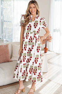 Floral Tiered Maxi Dress