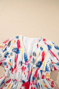 Flowing bohemian dress ankle length