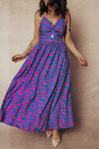 Flowy Blue Summer Maxi