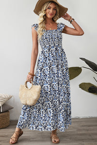 Flowy Boho Dress Detail Close-Up