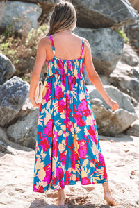 Flowy boho maxi casual outfit