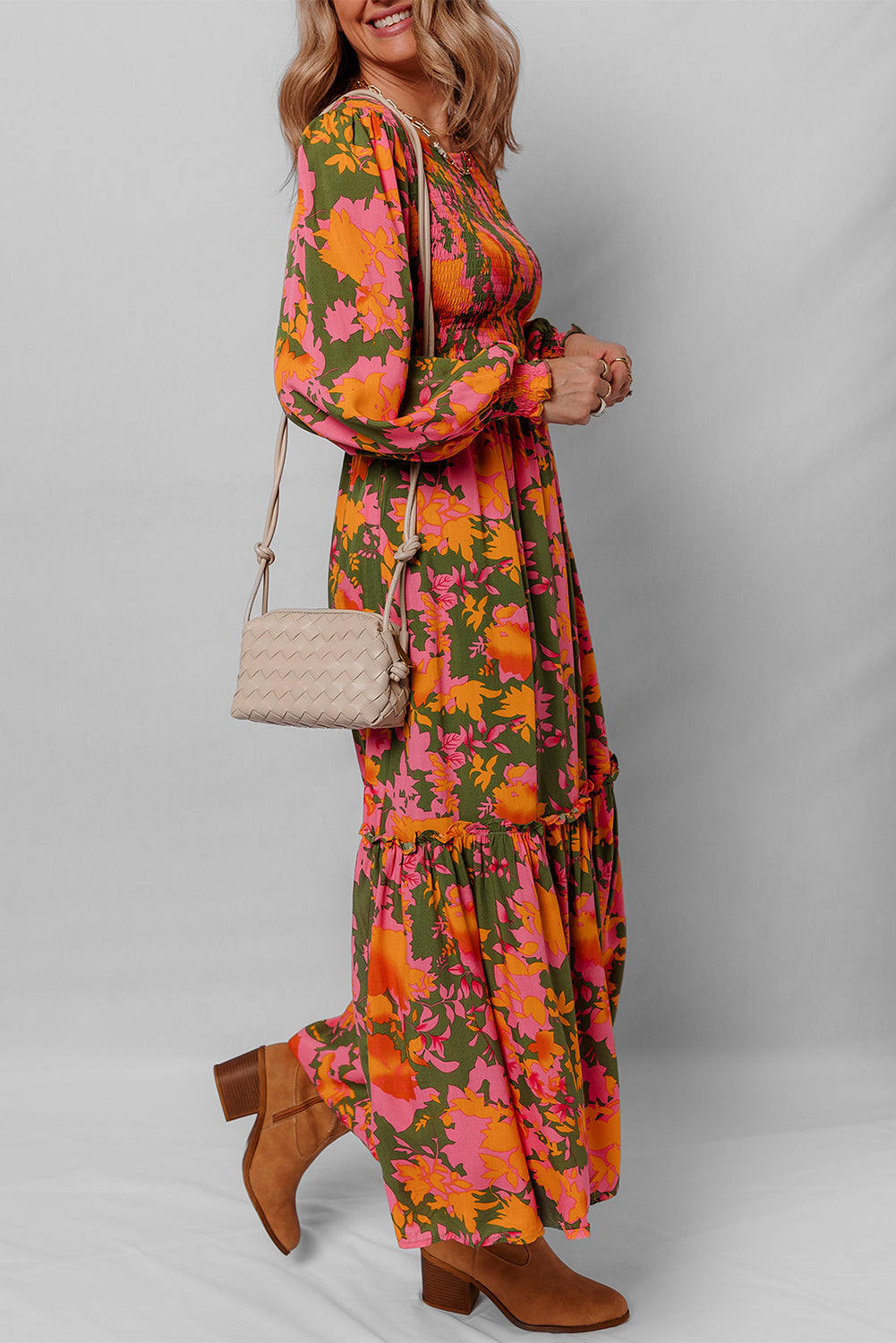 Flowy Boho Maxi Dress Women