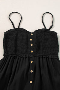 Flowy boho sundress open back